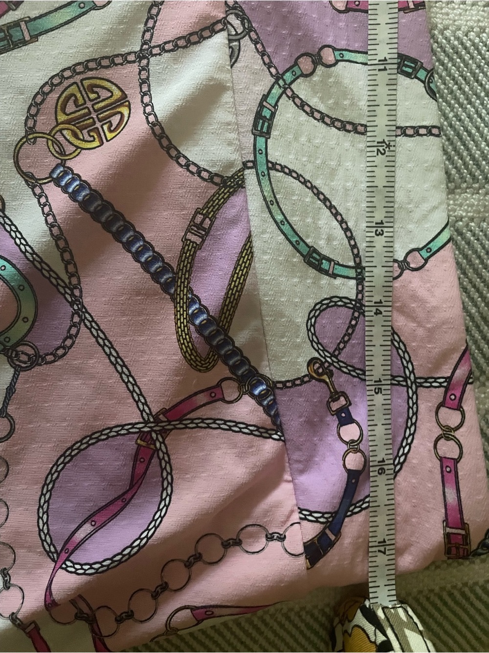 Pink Printed Ruffle Hem Skort - Picture 3 of 8